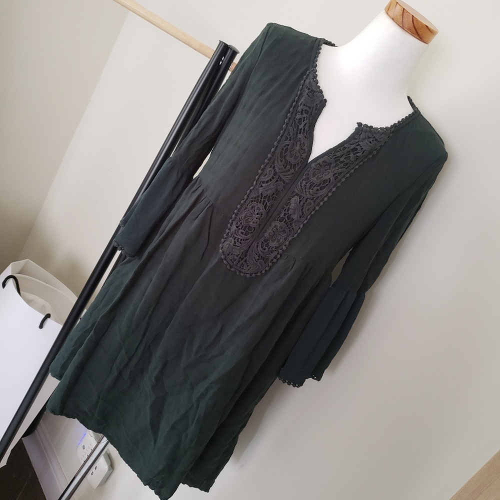 Dark Green Dress
